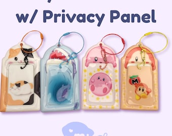 Puffy Card Holder: Calico Cat || Shark || Kirby || Waddle Dee