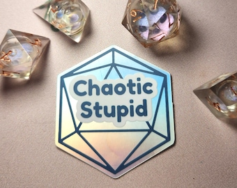 Holographic Stickers: Chaotic Stupid | Holo Ghost