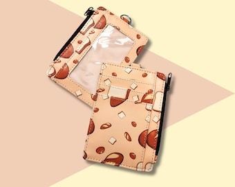 Card Wallet and Lanyard: Bread || Dino Nuggies || Bunnies