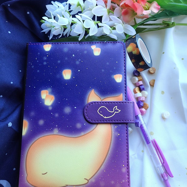 Cuaderno B6: Ballena Beluga Linterna