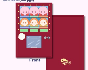 Sticker Collection Book: Kirby Vending Machine