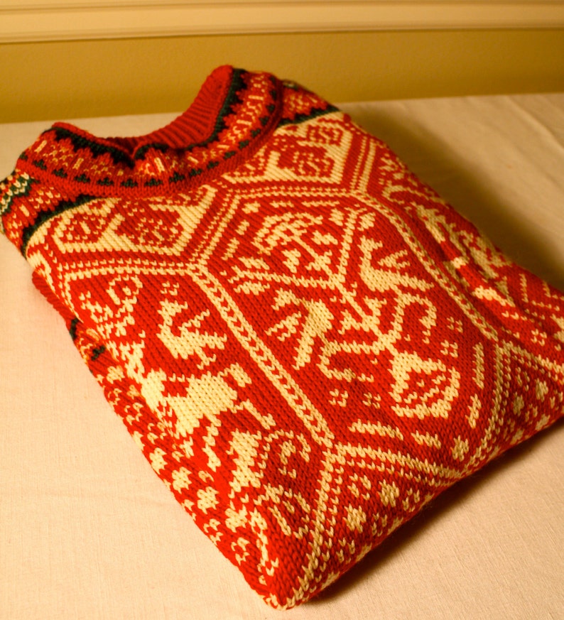 Vintage Dale of Norway 100% virgin wool sweater Lillehammer | Etsy