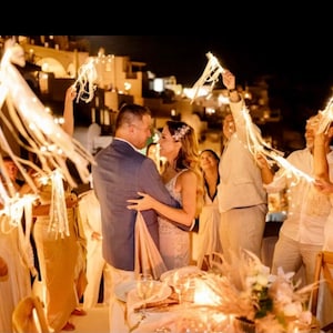 Deluxe Wedding Wands With Fairy Lights. Grand Exit, Wedding Send Off - Etsy