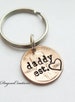 Personalized Valentine's Day Gift for Daddy, Penny Keychain, New Dad, First Father's Day, from Baby, from Child, Husband, from Daughter, Son 