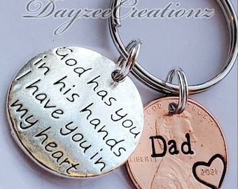 Personalized Memorial Gift | Unique | Penny from Heaven | Keychain | Sympathy Gift for Loss | For Best Friend | Husband | Wife | Loved One