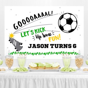 Soccer Backdrop, Personalized, Soccer Background, Soccer Banner, Soccer Poster, Soccer Sign, Sports Backdrop, Sports Background, SC1