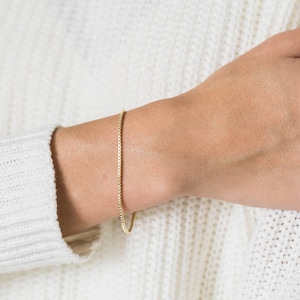Schimmernde Gold Filled Armband / Schimmernde Gold Armband / Minimalist Armband / Gold Armband / Minimalist Armband / Gold Armband / Gold Armband