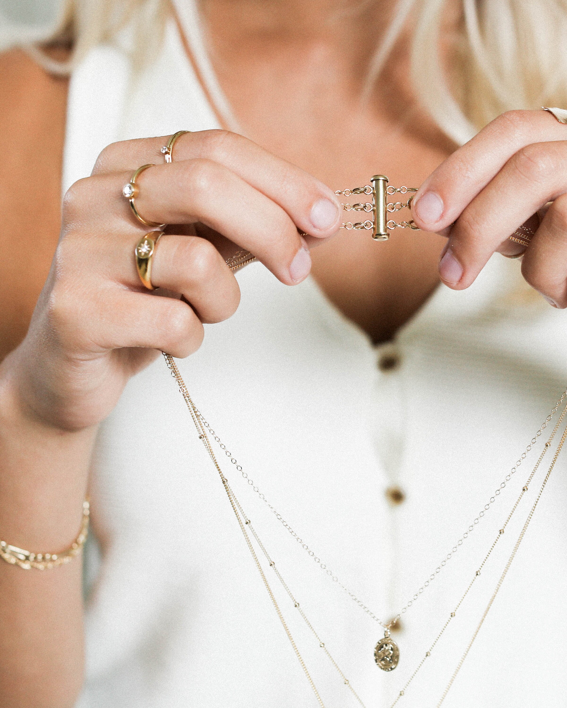 Layered Necklace Detangler / Layering Necklace Spacer / Multi Etsy Canada