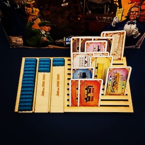 Upgrade Deluxe "First Class" Player Boards for Ticket To Ride, board game upgrades, dashboards