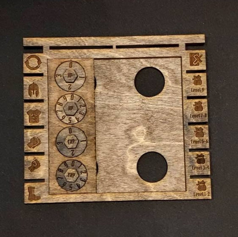 Handmade Ultimate Lasercut Gloomhaven Dashboards works for Etsy