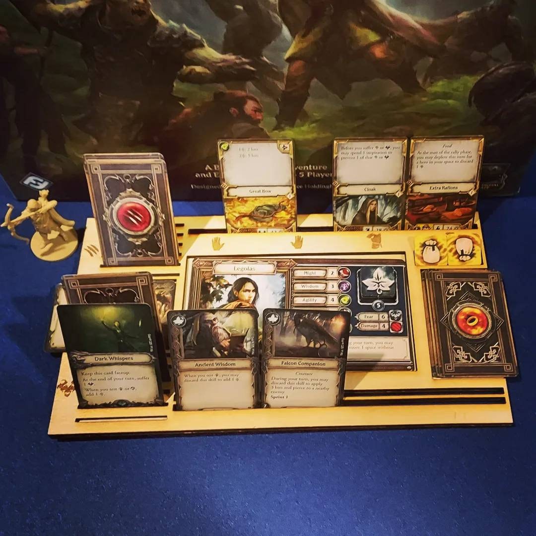 Handmade Upgraded Playerboards for Lord of the Rings Journeys Etsy