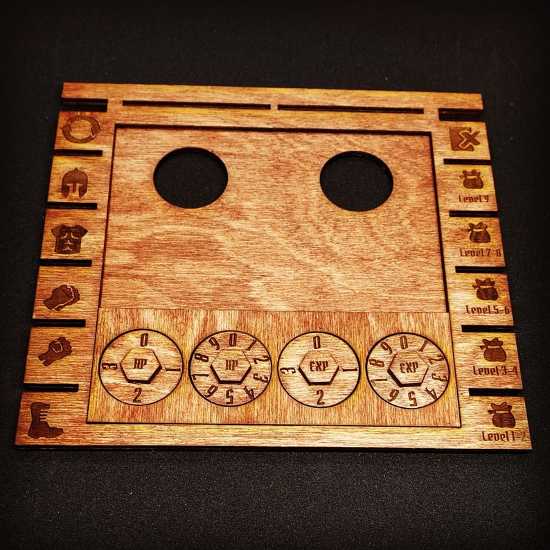 Handmade Ultimate Lasercut Gloomhaven Dashboards works for Etsy