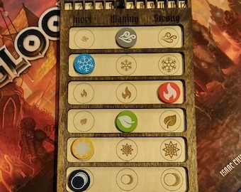 Handmade Laser Cut Gloomhaven Element Tracker Upgrade