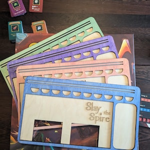 Unofficial Slay the Spire player organization dashboards handmade wooden