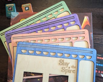 Unofficial Slay the Spire player organization dashboards handmade wooden
