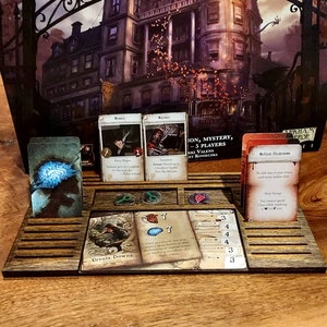 Handmade Lasercut & Engraved Wooden Mansions of Madness (2nd edition) Player Dashboards (1-5 packs)