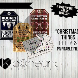 National Lampoon S Christmas Vacation Gift Tag Set Etsy