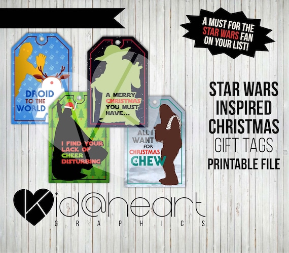 star wars gift tags