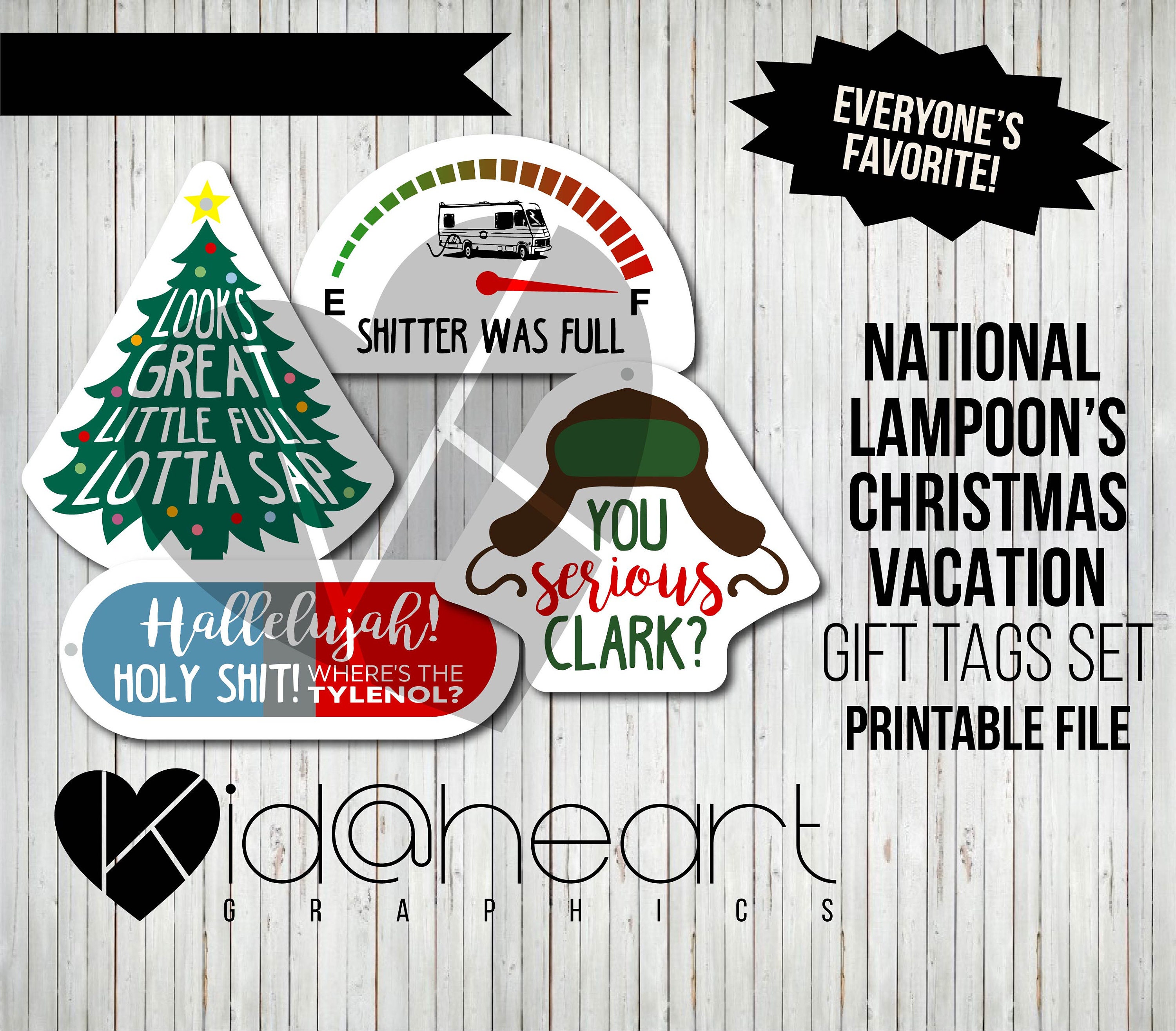 National Lampoon s Christmas Vacation Gift Tags Etsy Australia