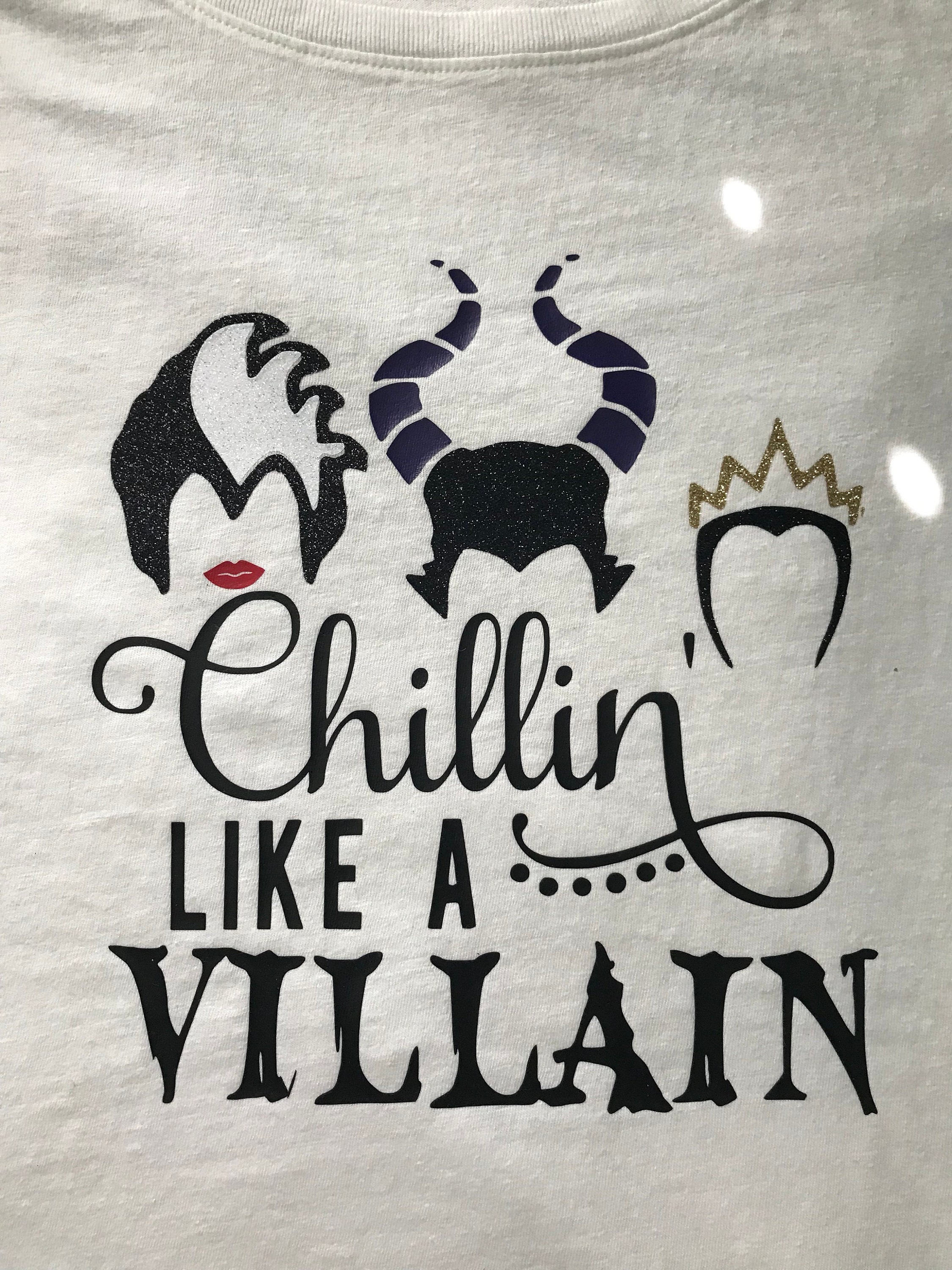 Download Chillin' Like a Villain Villain Shirt Disney Villain | Etsy