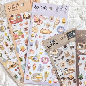 Cafe | 1, 2 or 3 pc Set | MINDWAVE | Scrapbooking Penpals Planners | Breakfast Barista Latte Art