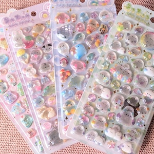 3D BONBON Popseal Sticker Drop Stick Seal | Harde hars | CRUX | Unieke en schattige decoratie voor je huis