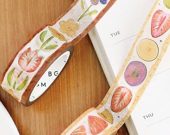 Cut Fruit | Pick 1 or Set | 15mm|  BGM | Gold Accents | Fruit Sando Flowers