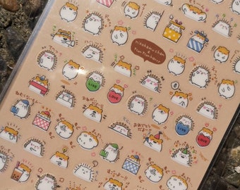 Hamster Hamu Sticker sheet - Scrapbooking Penpals Planners and Crafting Japan
