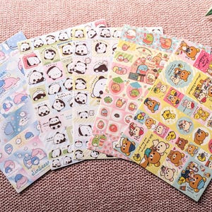 SAN-X | Sticker Sheet | Detective Rilakkuma Jinbe Whale Strawberry Sumikko