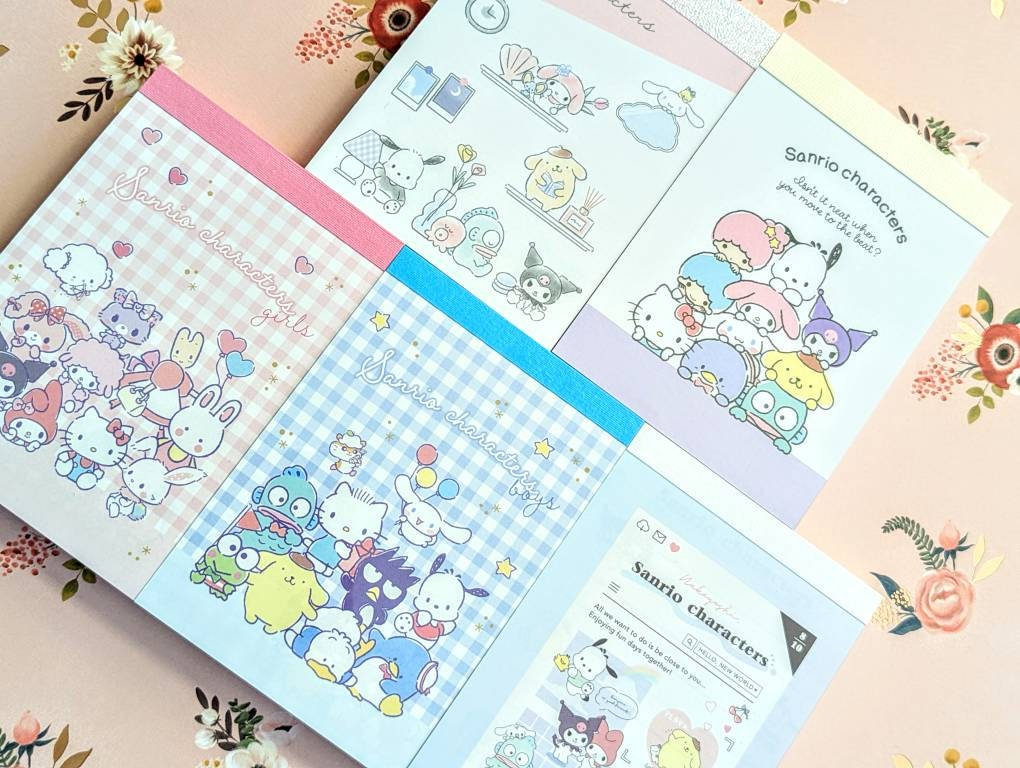 Hello Kitty and Friends | Mini Notepad Memo Pad | Licensed SANRIO