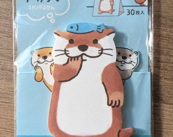 Otter - youkouso - Sticky Note Markers - MINDWAVE JAPAN-  journaling penpals study gram  stationery supplies