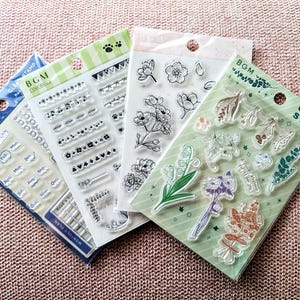 Clear Stamp | Pick 1 | BGM - Transparent Stamp for use with Acrylic Blocks