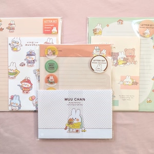 LIQUIDACIÓN - Bunny Mumu-chan / Juego de cartas / ELIGE 1 / MINDWAVE / Lindo juego de papelería / Regalos por correo postal / Disfraz, hora de jugar, hora de comer