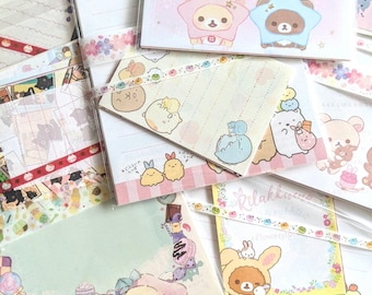 SAN-X | note paper sampler kit | Japanese Stationery Paper |  Penpals Snailmail