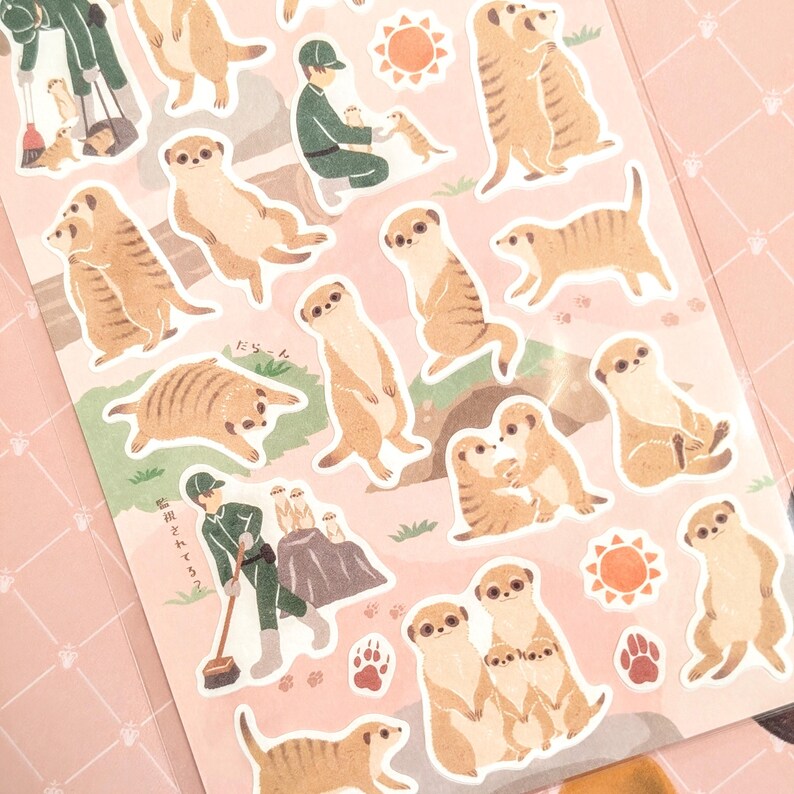 Red Panda Zoo Animals | NB Co | Paper Matte Texture | Pick 1 or Set | From Japan image 6