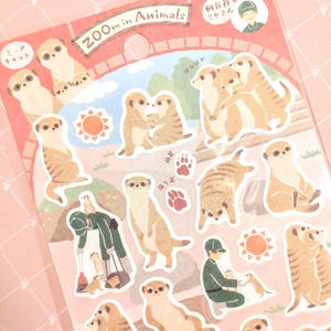 Red Panda Zoo Animals | NB Co | Paper Matte Texture | Pick 1 or Set | From Japan Meercat