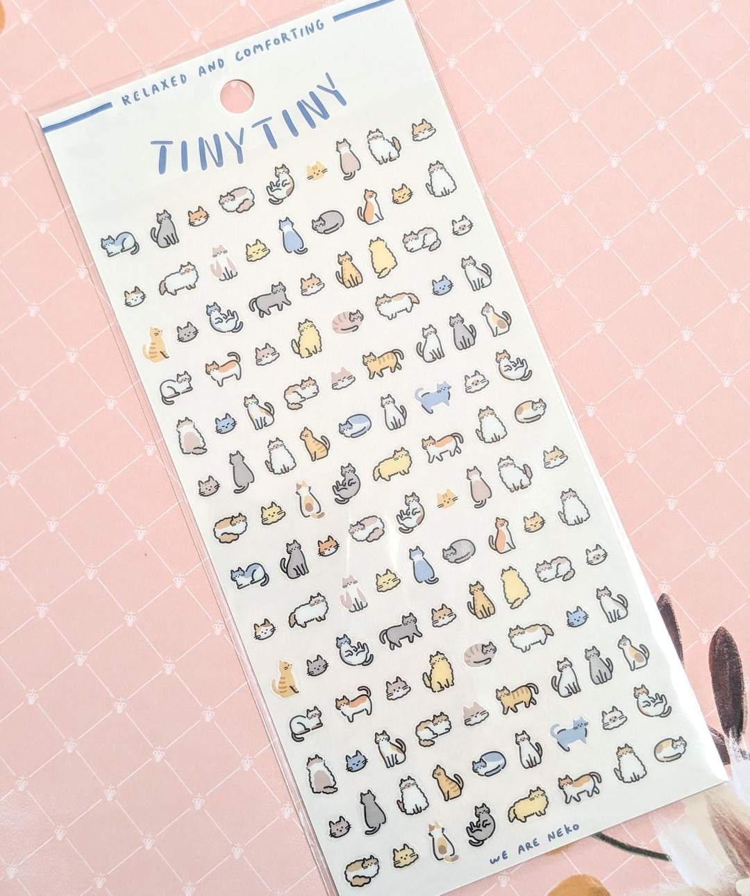 Kitty Cat Neko Tiny Tiny Stickers Mindwave Japan Sticker Sheet