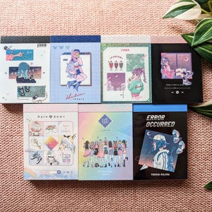 Mini Memo Pad - Cool Music Girls - Carta da cancelleria giapponese per appunti di diario di corrispondenza postale - Autentica dal Giappone -
