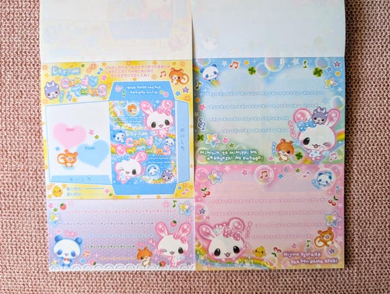 Dream Candy Twins | A6 Memo Pad Note Pad | Kawaii Japanese Paper