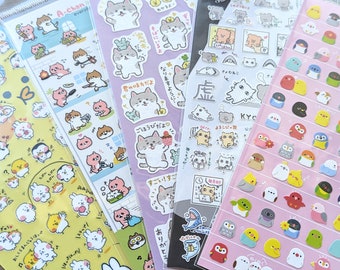 kitties sticker sheet  MINDWAVE JAPAN - baby shower gift journaling kawaii animals