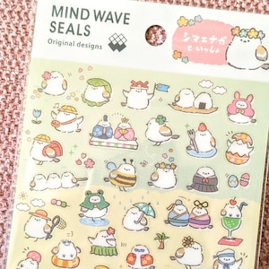 Witte Vogel Stickers | MINDWAVE JAPAN | Stickervel voor journaling, kawaii, klein en schattig, kostuum, cosplay