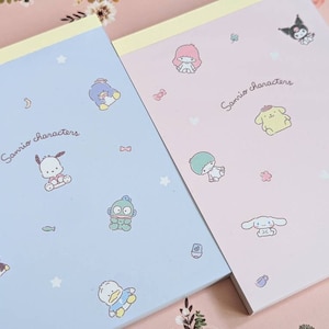 Hallo Kitty und Freunde | A6 Memo Pad Notizblock | SANRIO | PICK 1 | Japanisches Papier Briefpapier Notizblock