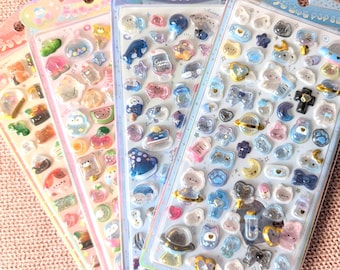 3D BONBON Popseal Sticker Drop Stick Seal | Hard Resin | CRUX |  Unique and Kawaii Deco Den