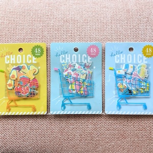Grocery Cart Sticker Sack | 1 pcs | CRUX Japan | Fruits, Candy and Milk Drinks | LIMITED QUANTITY