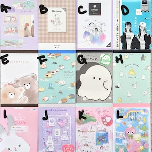 ABSTAND | Kawaii Notizblock A6 | Wähle 1 | Authentisch aus Japan