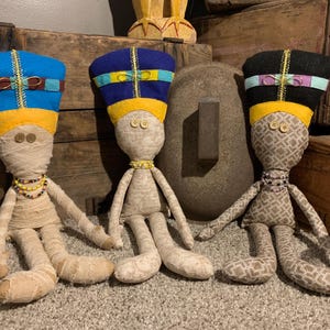 Queen of Nile Raggedy Mummy Doll: Halloween Decor