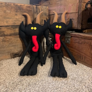 Krampus | Krampus Doll | Raggedy Monster Doll Decor | Gothic Gift | Christmas Devil | Creepmas | Rag Doll | Folklore | Krampus Doll Plushie