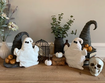 Ghost | Halloween Decor | Haunted Decor | Country | Farmhouse | Gothic | Shelf Decor | Ghosts of Christmas Past Present Future