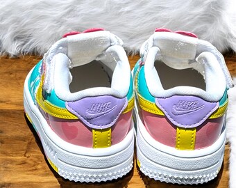 Kids Authentic Nike Air Force One Custom Ms Rachell - Etsy