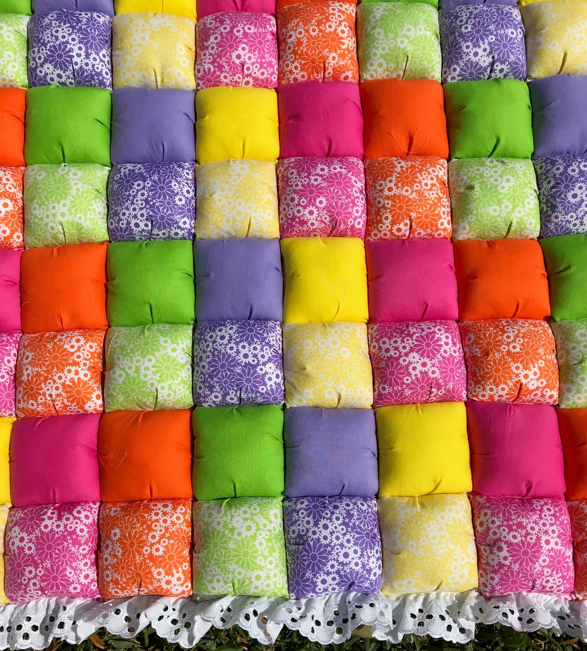 Bubble Quilt, Puff Quilt, Biscuit Quilt Etsy